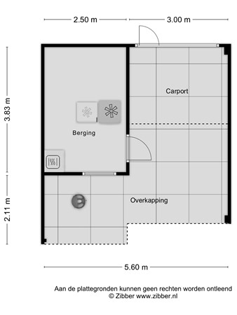 Floorplan - De Volder 71, 5283 ZB Boxtel